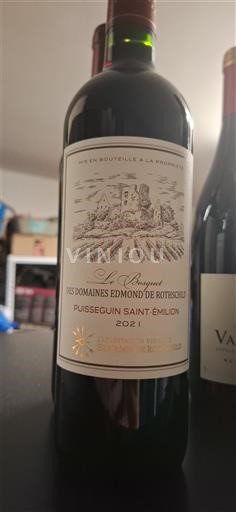 Bordeaux Puisseguin-saint-émilion Domaine Les s Edmond de Rothschild Le Bouquet 2021