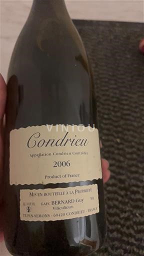 Thung lũng Rhône Condrieu Bernard Guy 2006