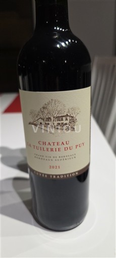 Bordeaux Château La Tuilerie du Puy Tradition 2021
