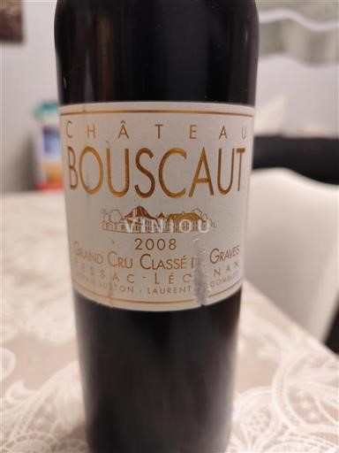 Bordeaux Pessac-Léognan Grand Cru Château Bouscaut 2008