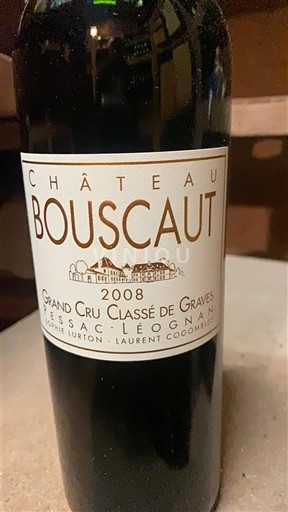 Bordeaux Pessac-Léognan Grand Cru Château Bouscaut 2008