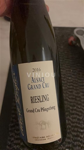 Alsace Ikke specificeret Grand Cru Albert Ziegler Grand Cru Pfingstberg 2016
