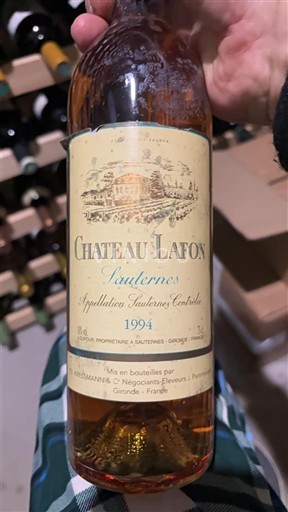 Bordoja Sauternes Château Lafon 1994