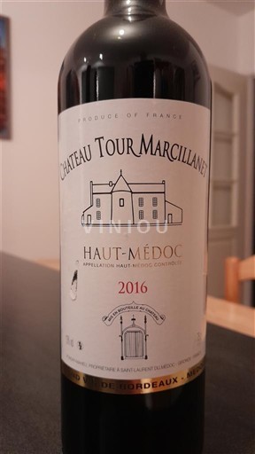 Bordeaux Haut-Médoc Château Tour Marcillanet 2016