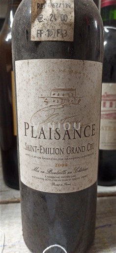 Bordeaux Saint-Émilion Grand Cru Grand Cru Château Plaisance 2000