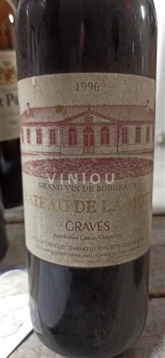 Bordeaux Graves Château La Motte 1996
