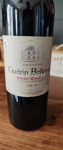 Bordeaux Saint-Émilion Château Guérin Bellevue 2019