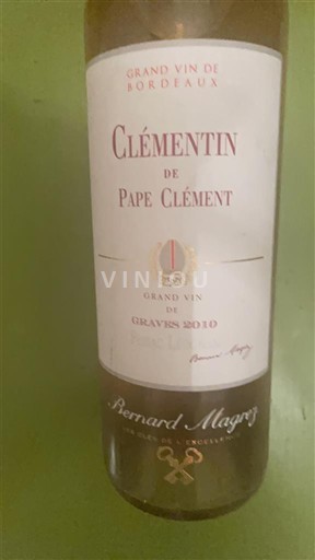 Bordeaux Graves Pape Clément Clémentin de Pape Clément 2010
