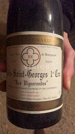 Burgundija Ni doloceno Premier Cru Jean Bernard Les Vignerondes 2017