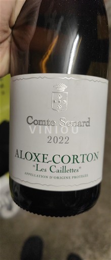 Borgoña Aloxe-Corton Comte Senard Les Caillettes 2022