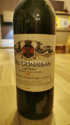Bordeaux Listrac-Médoc Cru Donissan 1982