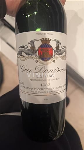 Бордо Лістрак-Медок Cru Donissan 1982