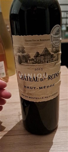 Bordeaux Haut-Médoc Château Arcins 2015