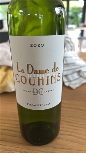 Bordeaux Pessac-Léognan Château Couhins La Dame de Couhins 2020