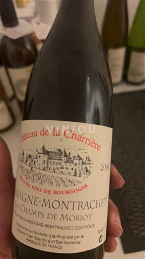 Burgundy Chassagne-Montrachet Château La Charrière Les Champs de Morjot 2006