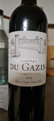 Bordeaux Canon-Fronsac Château Gazin 2018