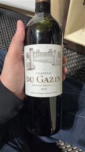 Bordeaux Canon-Fronsac Château Gazin 2018
