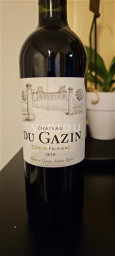 Bordéus Canon-Fronsac Château Gazin 2018