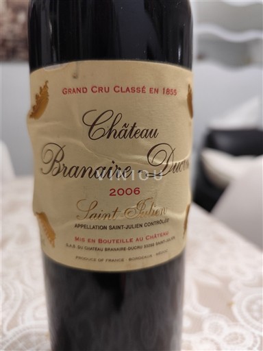 Bordeaux Saint-Julien Grand Cru Château Branaire-Ducru 2006