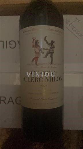 Bordeaux Pauillac Grand Cru Château Clerc Milon 2011