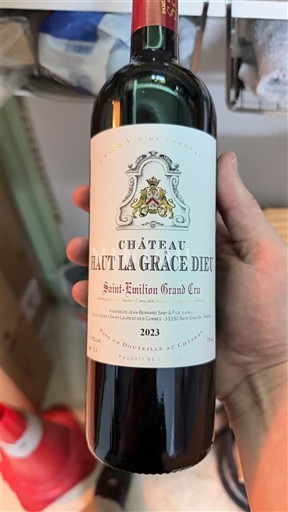 Bordeaux Saint-Émilion Grand Cru Grand Cru Château Haut La Grâce Dieu 2023