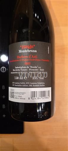 Piemonte Barbera d'Asti Braida Montebruna 2022