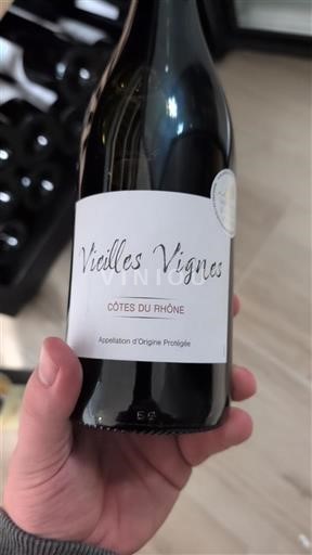 Wines Rouge sec Vieilles Vignes 2025 France Rhône Valley Côtes du Rhône AOC