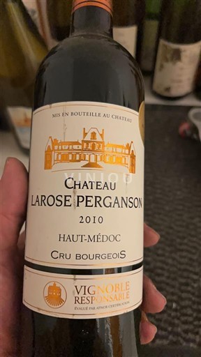 Bordeaux Haut-Médoc Cru Bourgeois Château Larose Perganson 2010