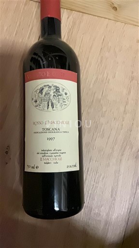 Toscana Ikke specificeret Le Macchiole Rosso E Macchiole 1997