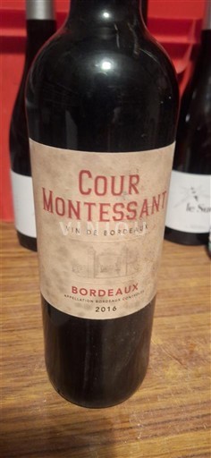 Bordeaux Cour Montessant 2016