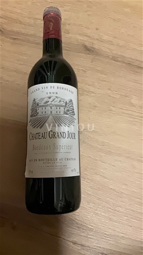 Bordeaux Bordeaux Supérieur Château Grand Jour 1998