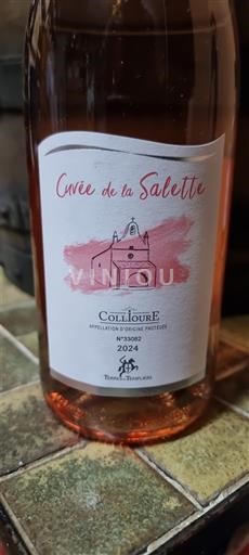 Vinos Rosé sec Cuvée de la Salette Ternes Templiers 2024 Francia Rosellón Collioure AOC
