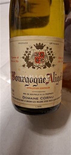 Bourgogne Bourgogne Aligoté Domaine Cornu Icke årgångsbetecknad