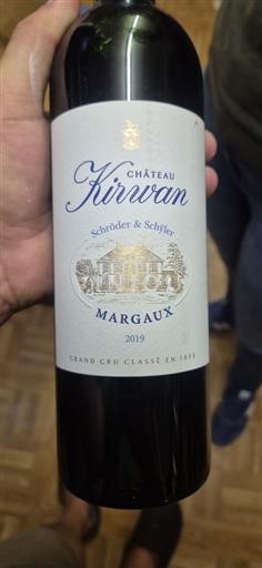 Bordeaux Margaux Grand Cru Château Kirwan 2019