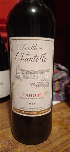 Sydväst Cahors Tradition de Chantelle 2018