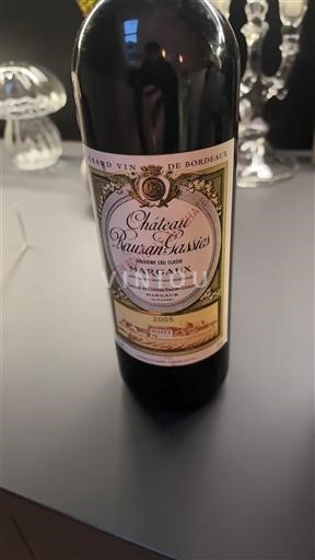 Bordeaux Margaux Grand Cru Château Rauzan-Gassies 2005