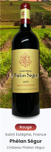 Bordeaux Saint-Estèphe Château Phélan Ségur 2019