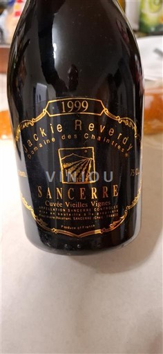 Údolí Loiry Sancerre Domaine Jackie Reverdy des Chaintres Vieilles Vignes 1999