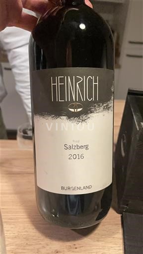 Viner Rouge sec Salzberg Heinrich 2016 Österrike Burgenland Ospecificerad