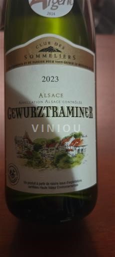 Alsacia Club des Sommeliers 2023