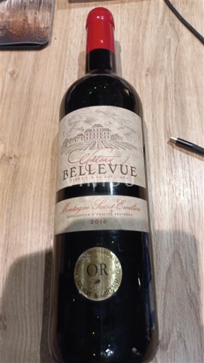 Bordeaux Montagne-Saint-Émilion Château Bellevue 2016