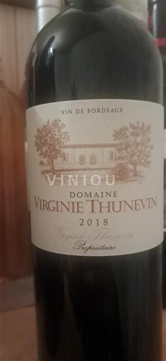 Bordeaux Bordeaux Supérieur Domaine Virginie Thunevin 2018