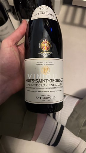 Burgundy Nuits-Saint-Georges Premier Cru Patriarche Premier Cru Les Cailles 2017