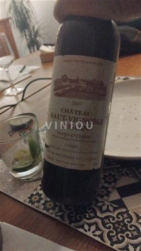 Burdeos Saint-Estèphe Château Haut-Vignoble Seguin 2007