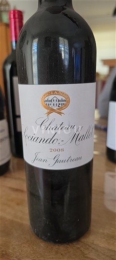 Bordeaux Haut-Médoc Château Sociando-Mallet 2008