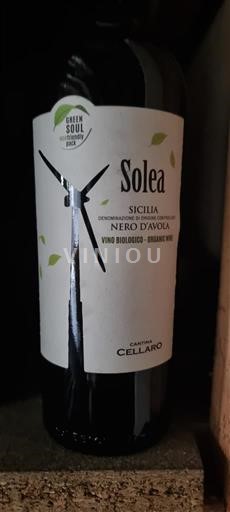 Vinos Rouge sec Solea Cantine Cellaro 2021 Italia Sicilia IGT