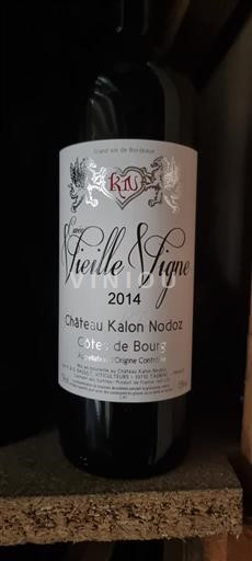 Burdeos Côtes-de-bourg Château Kalon Nodoz Vieille Vigne 2014