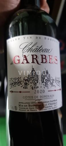Bordeaux Côtes-de-Bordeaux Château Garbès 2020