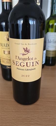Bordeaux Pessac-Léognan Château Seguin L'Angelot de Seguin 2022