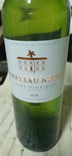 Burdeos Entre dos mares Château Nicot 2018